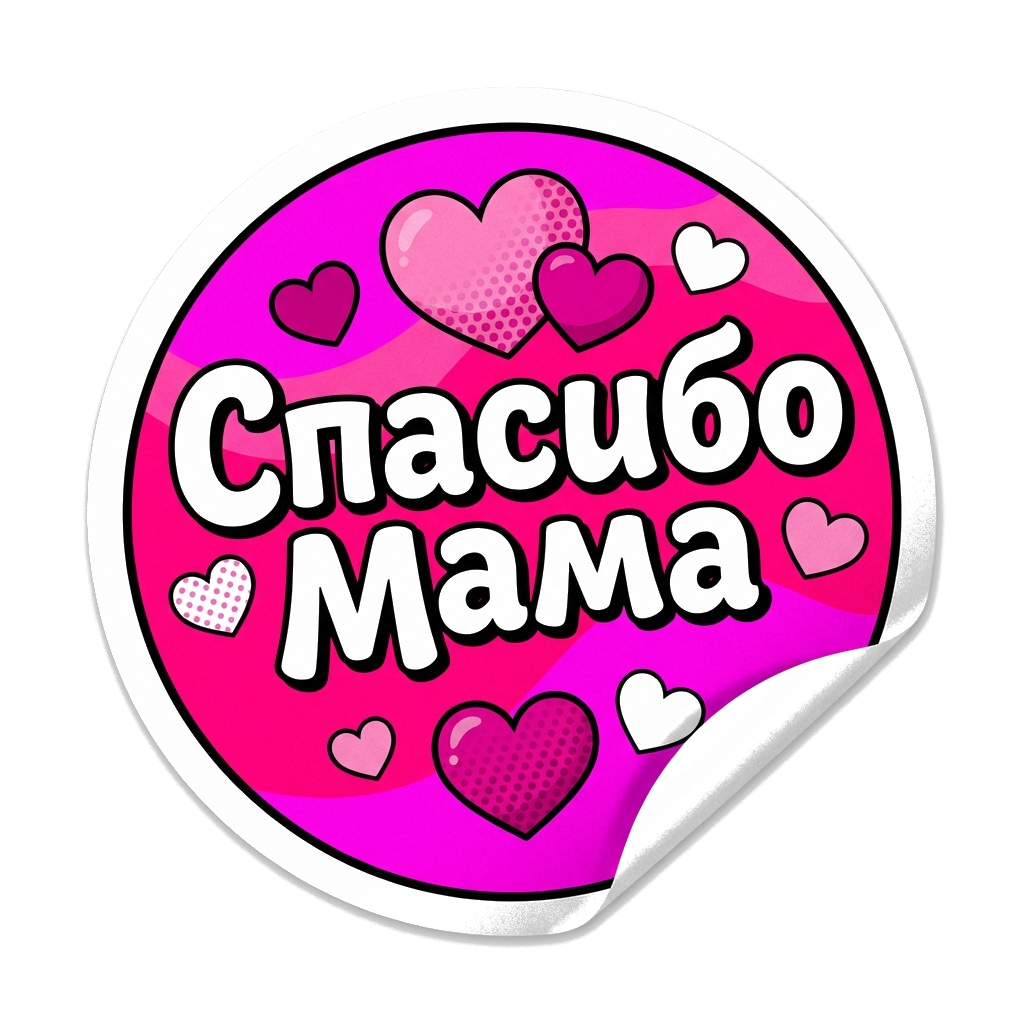 Спасибо мама sticker